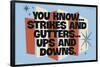 The Big Lebowski - Strikes and Gutters-Trends International-Framed Poster