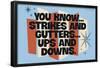 The Big Lebowski - Strikes and Gutters-Trends International-Framed Poster