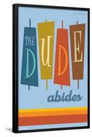 The Big Lebowski - The Dude Abides-Trends International-Framed Poster