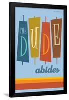 The Big Lebowski - The Dude Abides-Trends International-Framed Poster