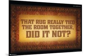 The Big Lebowski - The Rug-Trends International-Mounted Poster
