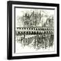 The Big Loop on the Shasta Railway Near Mccloud 1891, USA-null-Framed Giclee Print