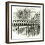 The Big Loop on the Shasta Railway Near Mccloud 1891, USA-null-Framed Giclee Print