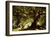 The Big Oak, Raheen, Co. Galway-George Russell-Framed Giclee Print