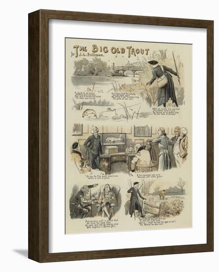 The Big Old Trout-John Charles Dollman-Framed Giclee Print