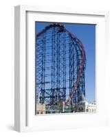 The Big One, the 235Ft Roller Coaster, the Largest in Europe, at Pleasure Beach-Ethel Davies-Framed Photographic Print