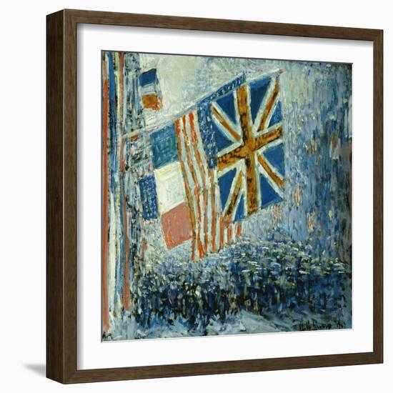 The Big Parade, 1917-Childe Hassam-Framed Giclee Print