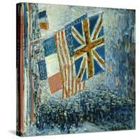 The Big Parade-Childe Hassam-Stretched Canvas