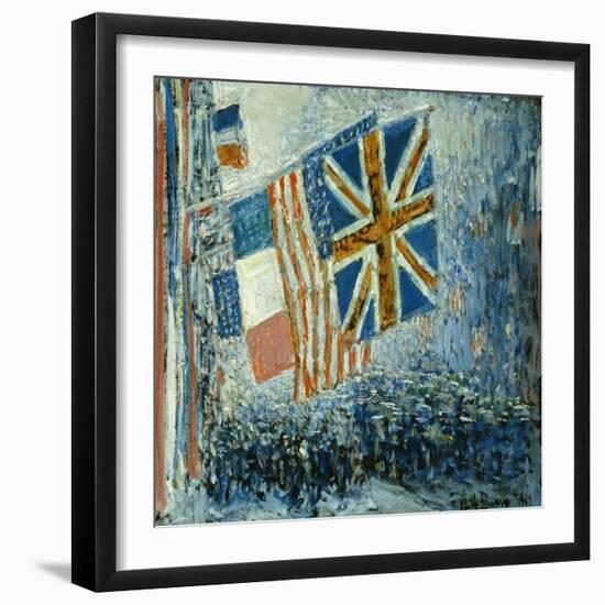 The Big Parade-Childe Hassam-Framed Premium Giclee Print