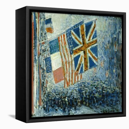 The Big Parade-Childe Hassam-Framed Stretched Canvas