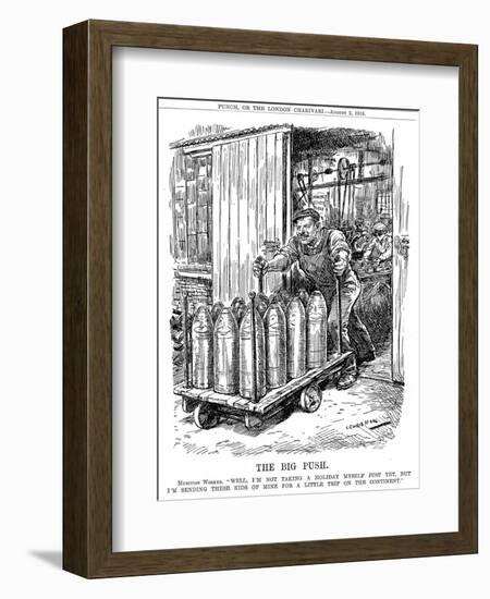 The Big Push, 1916-Leonard Raven-hill-Framed Giclee Print