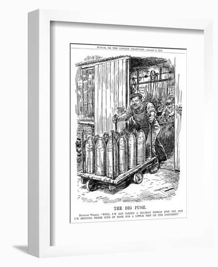 The Big Push, 1916-Leonard Raven-hill-Framed Giclee Print