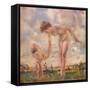 'The Big Sister', c20th century-Charles Sims-Framed Stretched Canvas