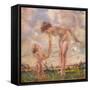 'The Big Sister', c20th century-Charles Sims-Framed Stretched Canvas