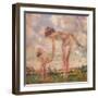 'The Big Sister', c20th century-Charles Sims-Framed Giclee Print