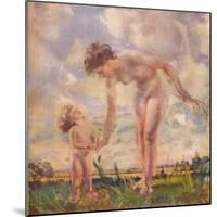 'The Big Sister', c20th century-Charles Sims-Mounted Giclee Print