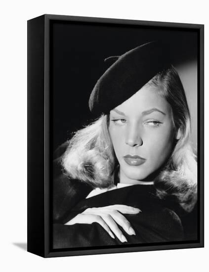 The Big Sleep, Lauren Bacall, Directed by Howard Hawks, 1946-null-Framed Stretched Canvas