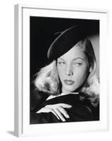 The Big Sleep, Lauren Bacall, Directed by Howard Hawks, 1946-null-Framed Photographic Print