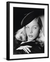 The Big Sleep, Lauren Bacall, Directed by Howard Hawks, 1946-null-Framed Photographic Print