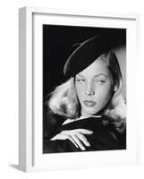 The Big Sleep, Lauren Bacall, Directed by Howard Hawks, 1946-null-Framed Photographic Print