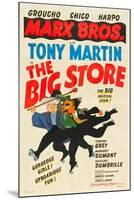 The Big Store, Harpo Marx, Chico Marx, Groucho Marx, 1941-null-Mounted Art Print