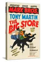 The Big Store, Harpo Marx, Chico Marx, Groucho Marx, 1941-null-Stretched Canvas