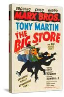 The Big Store, Harpo Marx, Chico Marx, Groucho Marx, 1941-null-Stretched Canvas