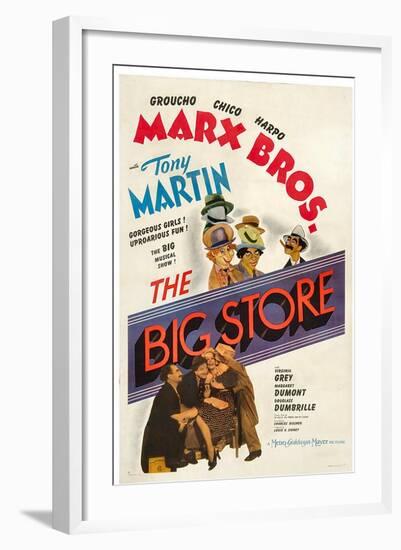 The Big Store, the Marx Brothers, 1941-null-Framed Art Print