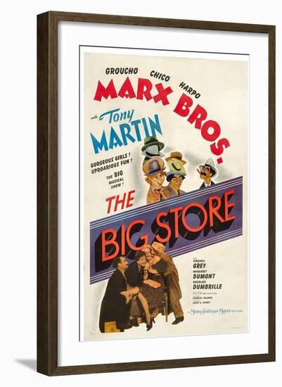 The Big Store, the Marx Brothers, 1941-null-Framed Art Print