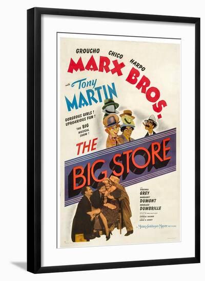 The Big Store, the Marx Brothers, 1941-null-Framed Art Print