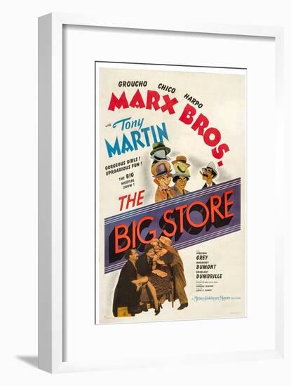 The Big Store, the Marx Brothers, 1941-null-Framed Art Print