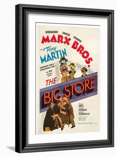 The Big Store, the Marx Brothers, 1941-null-Framed Art Print