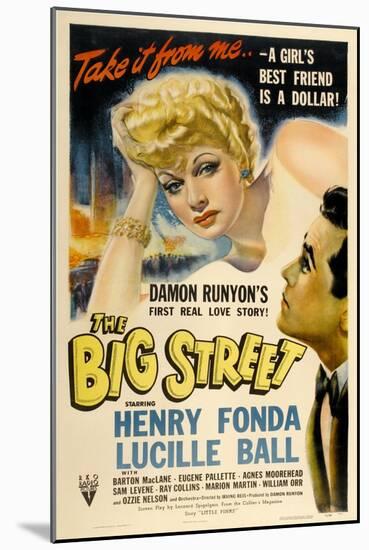 The Big Street, 1942-null-Mounted Art Print