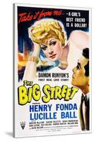 THE BIG STREET, top: Lucille Ball, right: Henry Fonda, 1942.-null-Stretched Canvas