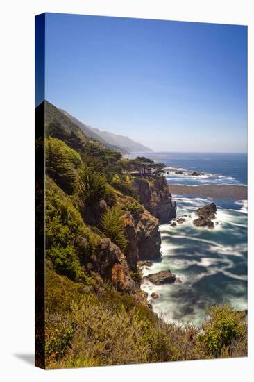 The Big Sur Coastline of California-Andrew Shoemaker-Stretched Canvas