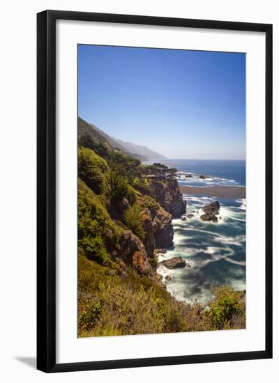 The Big Sur Coastline of California-Andrew Shoemaker-Framed Photographic Print