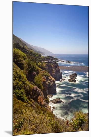 The Big Sur Coastline of California-Andrew Shoemaker-Mounted Premium Photographic Print