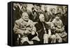 The 'Big Three' at the Yalta Conference-English Photographer-Framed Stretched Canvas