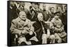 The 'Big Three' at the Yalta Conference-English Photographer-Framed Stretched Canvas