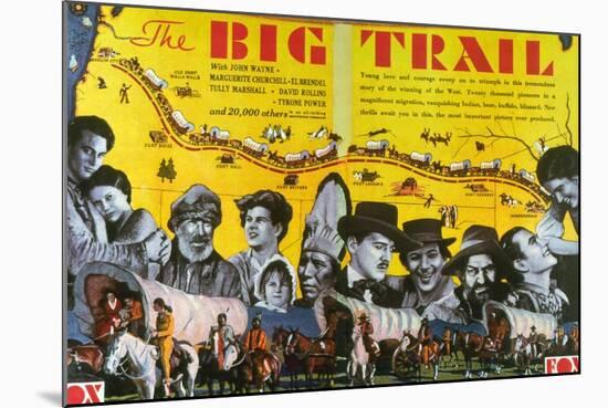 The Big Trail, 1930-null-Mounted Art Print