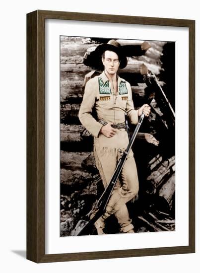 THE BIG TRAIL, John Wayne, 1930.-null-Framed Photo