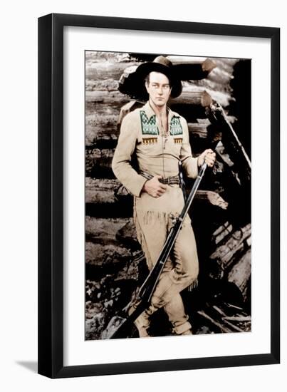 THE BIG TRAIL, John Wayne, 1930.-null-Framed Photo