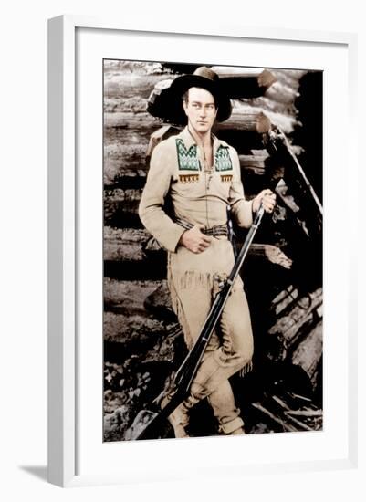 THE BIG TRAIL, John Wayne, 1930.-null-Framed Photo