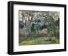 The Big Tree , 1891-Paul Gauguin-Framed Giclee Print