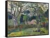 The Big Tree , 1891-Paul Gauguin-Framed Stretched Canvas