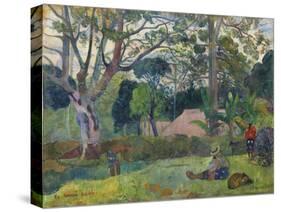 The Big Tree , 1891-Paul Gauguin-Stretched Canvas