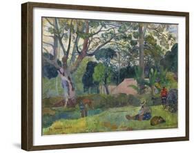 The Big Tree , 1891-Paul Gauguin-Framed Giclee Print