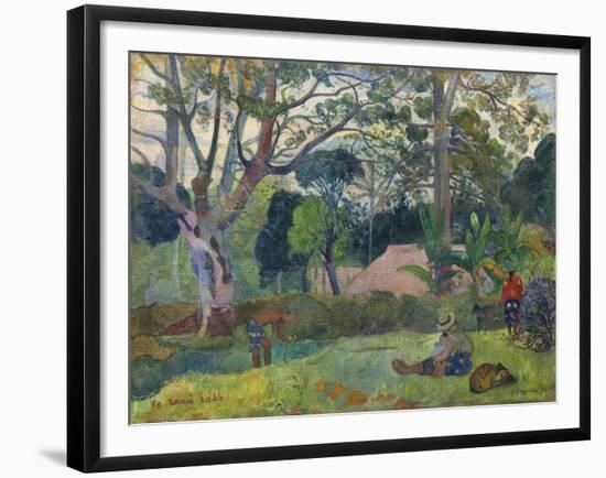 The Big Tree , 1891-Paul Gauguin-Framed Giclee Print