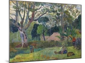 The Big Tree , 1891-Paul Gauguin-Mounted Giclee Print