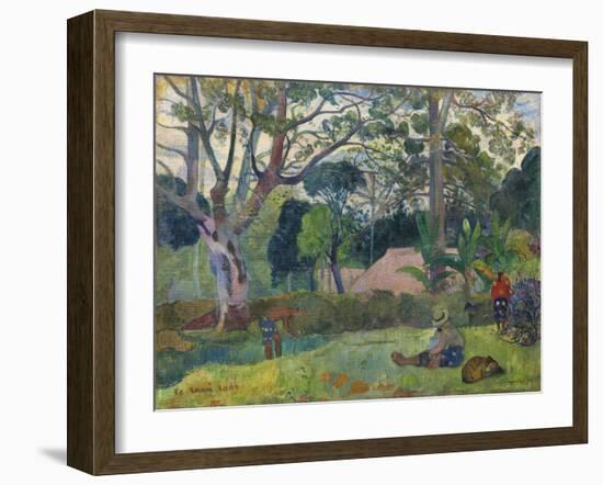 The Big Tree , 1891-Paul Gauguin-Framed Giclee Print